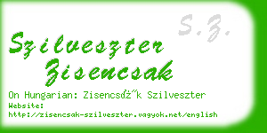 szilveszter zisencsak business card